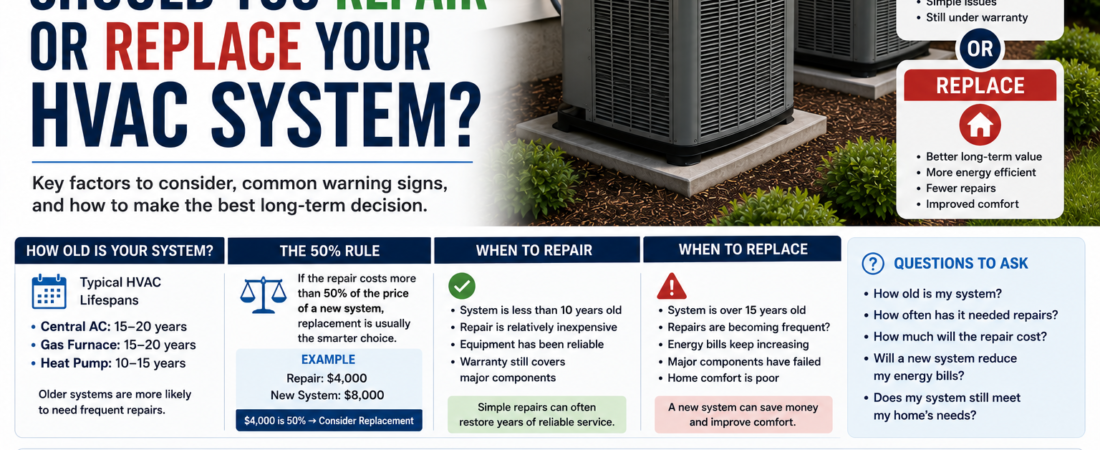 Should You Repair or Replace Your HVAC System?