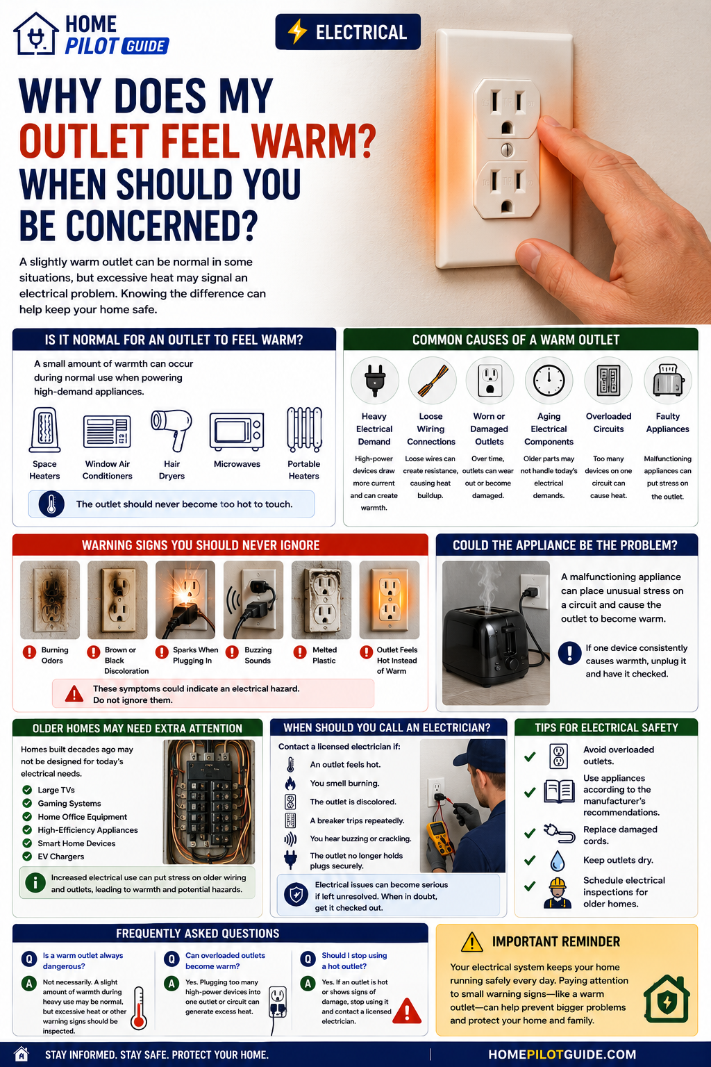 Why Does My Outlet Feel Warm? When Should You Be Concerned?