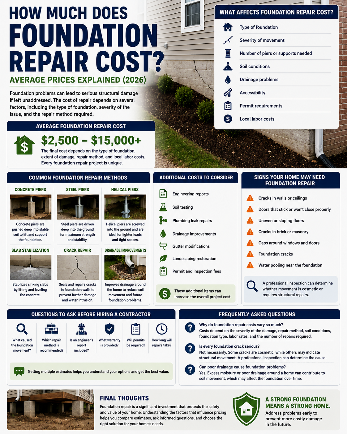 How Much Does Foundation Repair Cost?