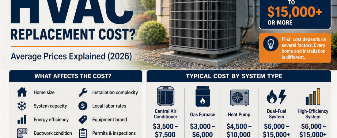 How Much Does HVAC Replacement Cost?