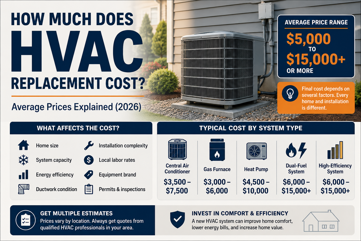 How Much Does HVAC Replacement Cost?