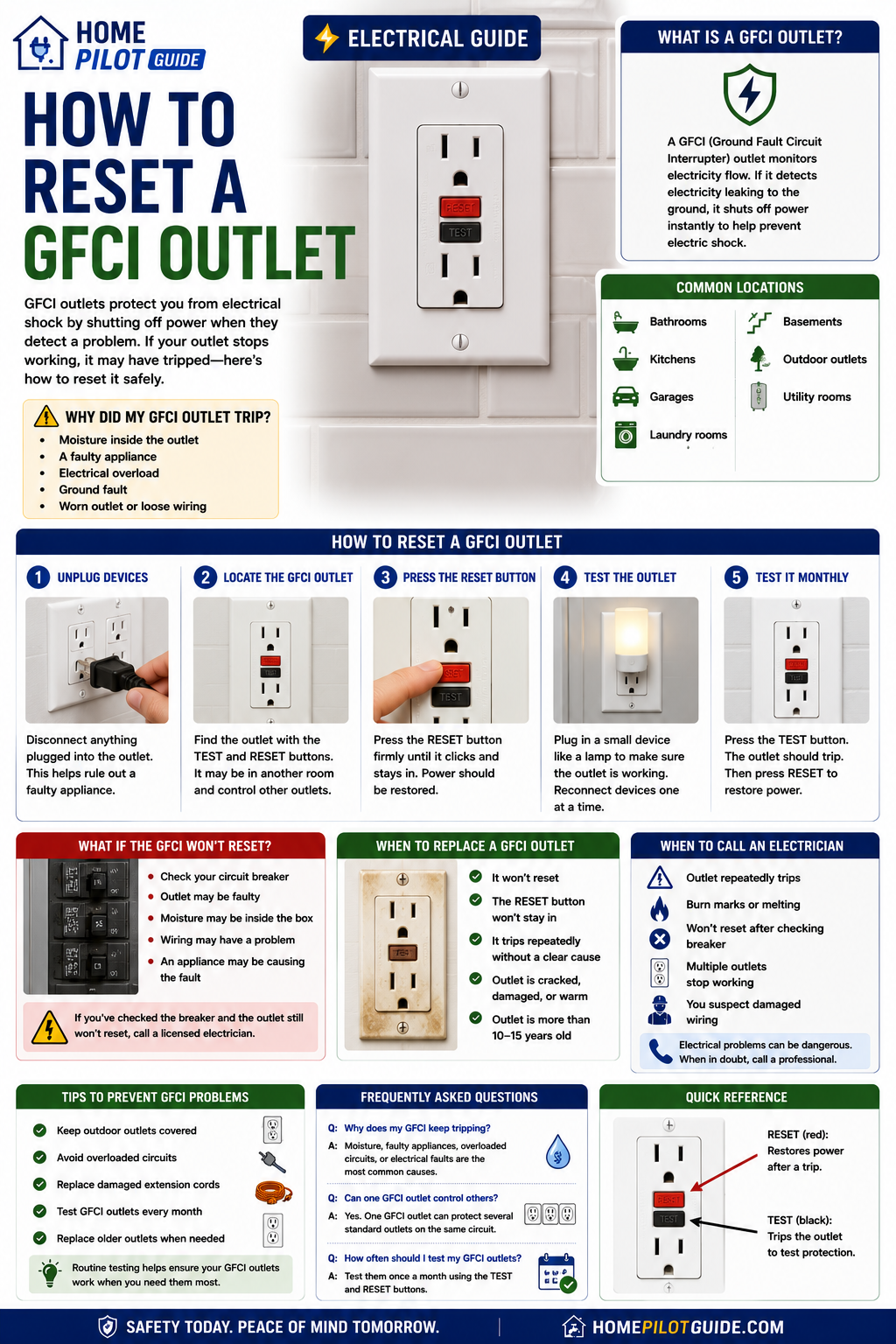 How to Reset a GFCI Outlet