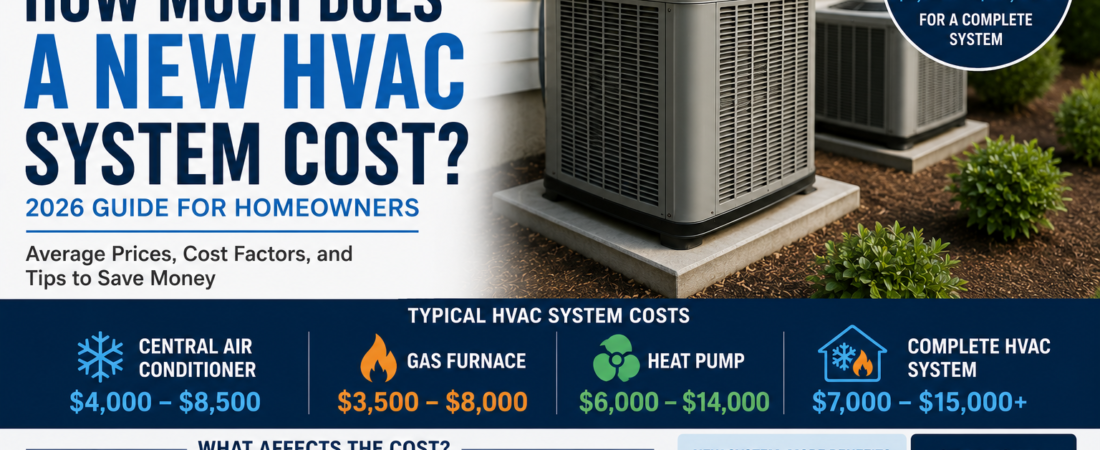 How Much Does a New HVAC System Cost? (2026 Guide)