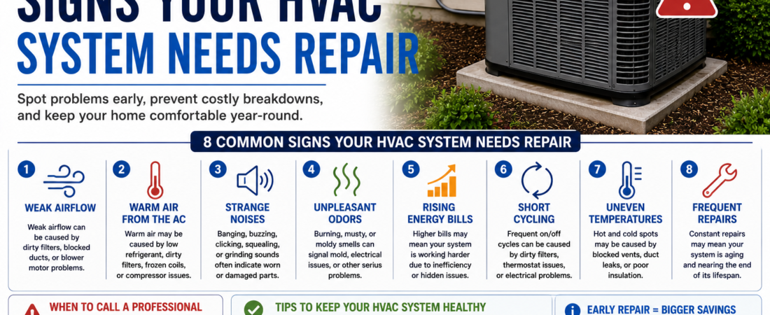Signs Your HVAC System Needs Repair