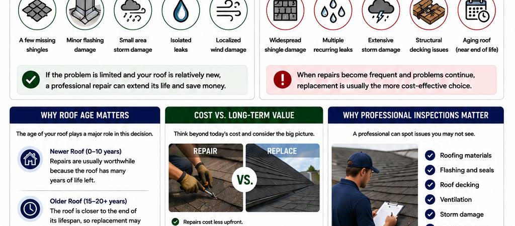 Should You Repair or Replace Your Roof?