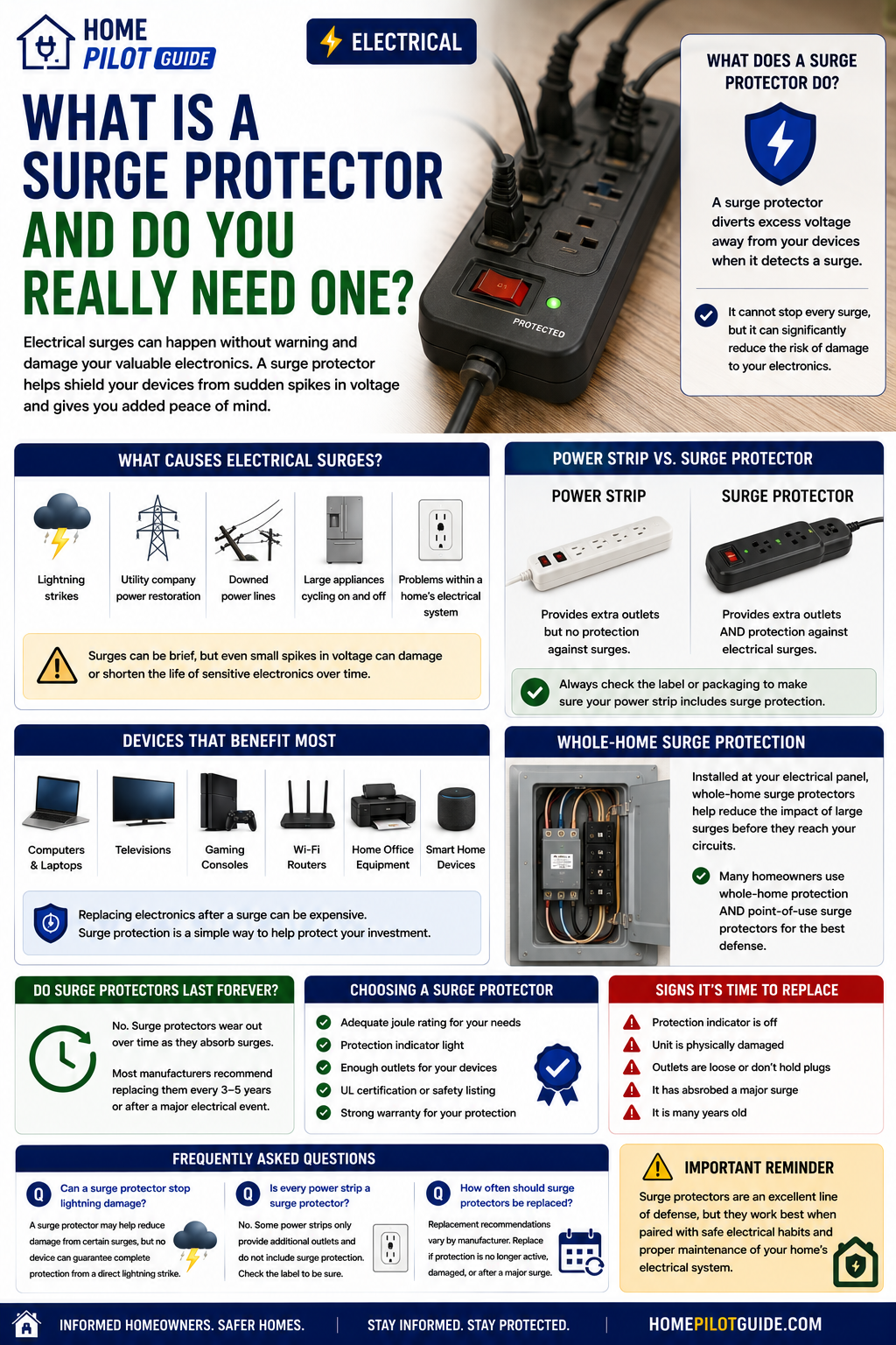 What Is a Surge Protector and Do You Really Need One?