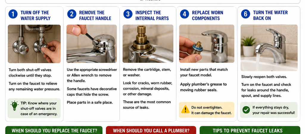 How to Fix a Leaky Faucet: A Step-by-Step Guide