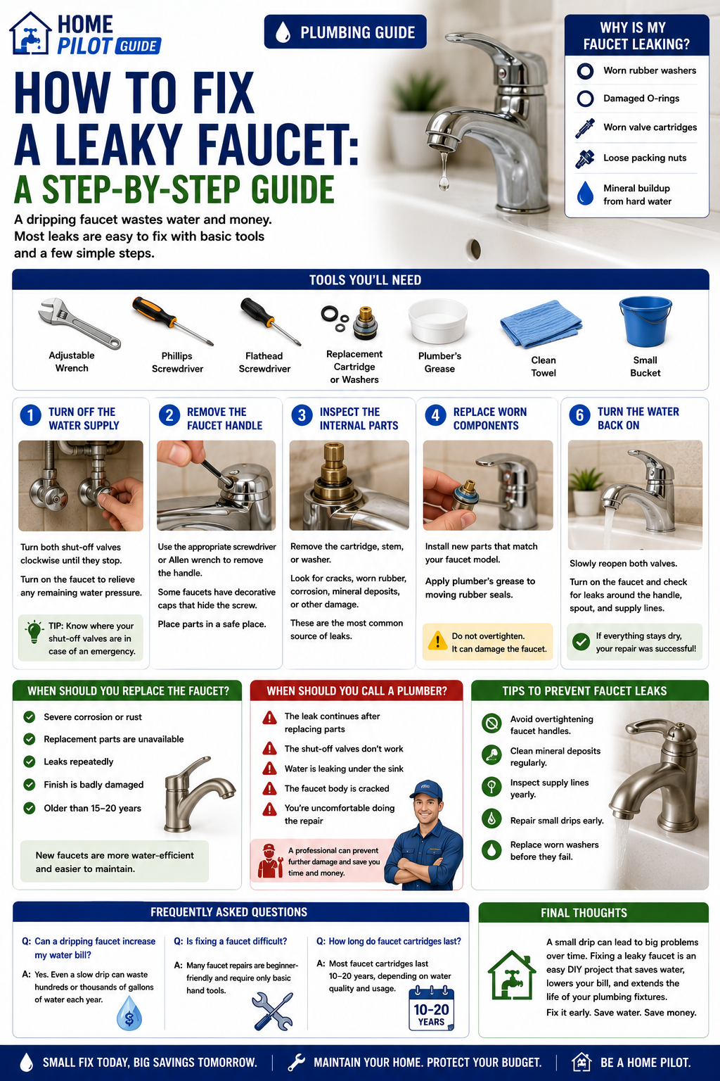 How to Fix a Leaky Faucet: A Step-by-Step Guide