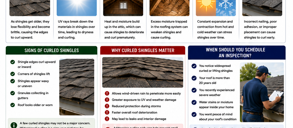 Why Do Roof Shingles Curl? Common Causes Explained