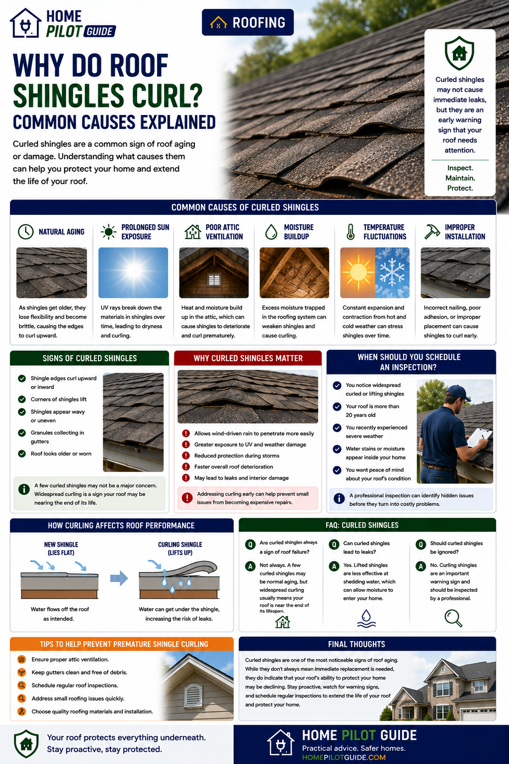 Why Do Roof Shingles Curl? Common Causes Explained