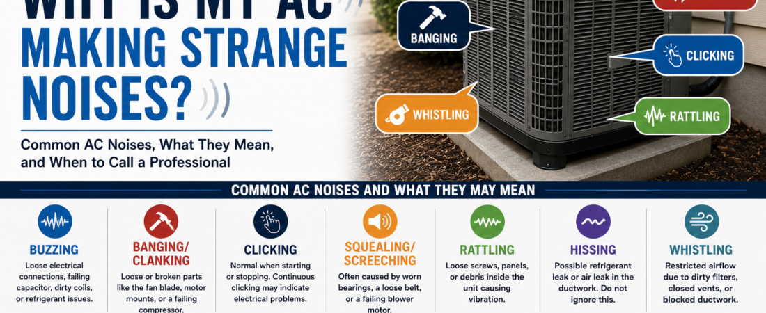 Why Is My AC Making Strange Noises?