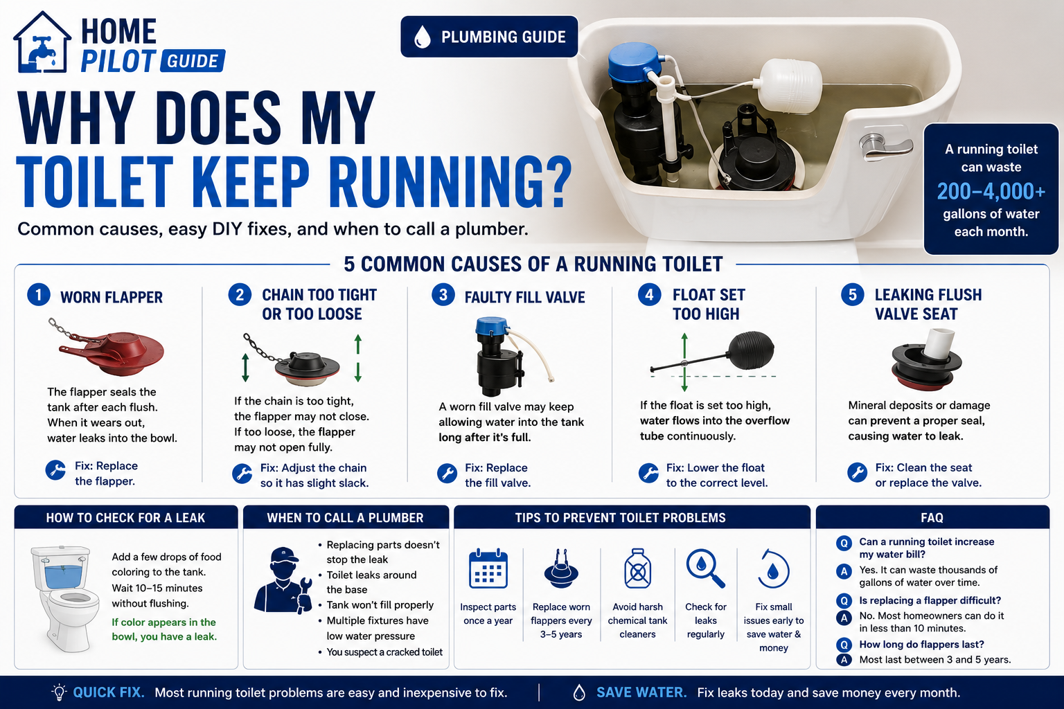 Why Does My Toilet Keep Running?