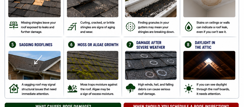 What Are the Warning Signs of Roof Damage?