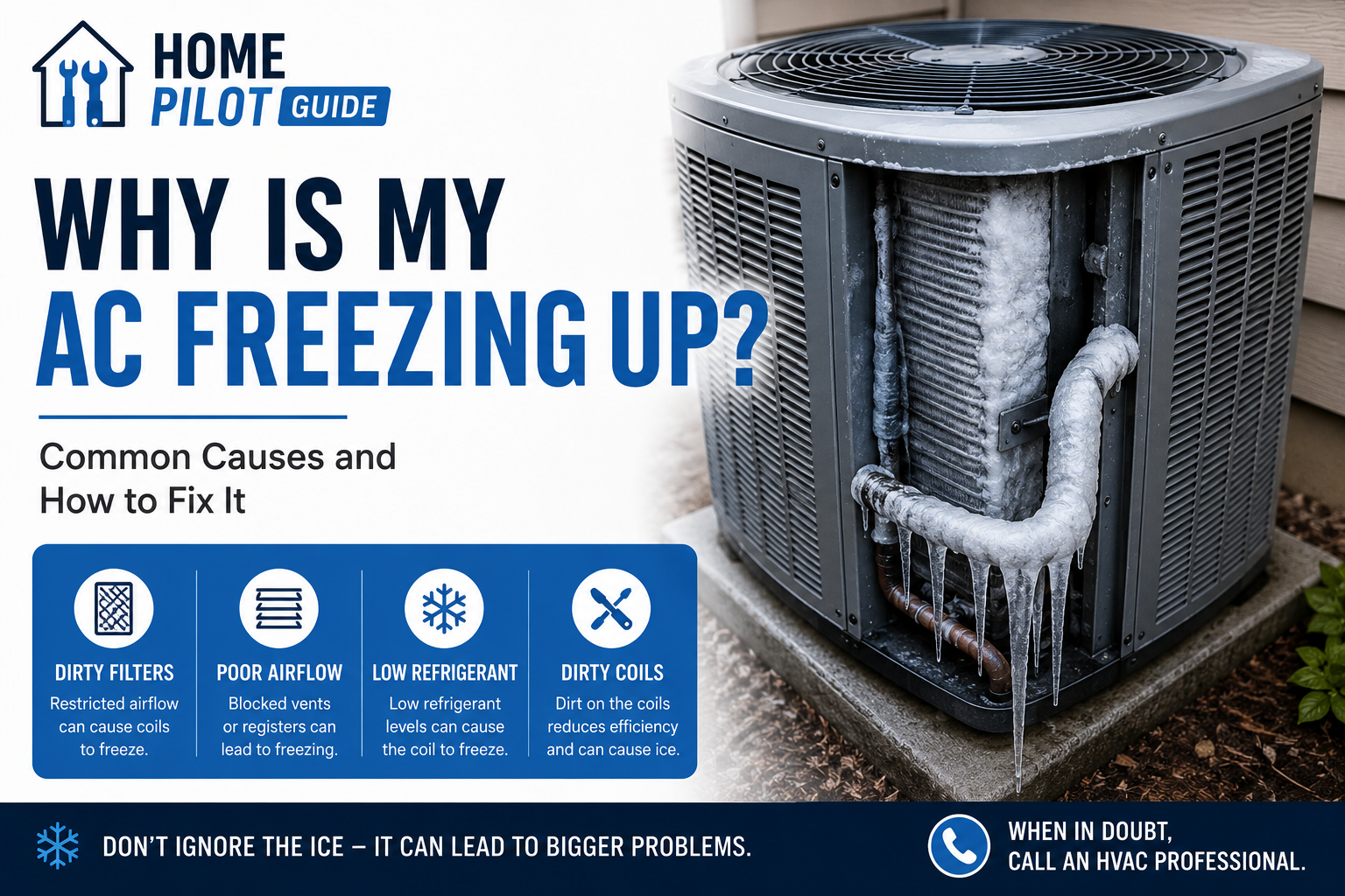 Why Is My AC Freezing Up? Common Causes and How to Fix It
