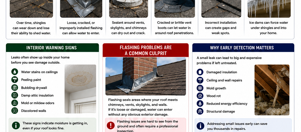 Can a Roof Leak Without Visible Damage?