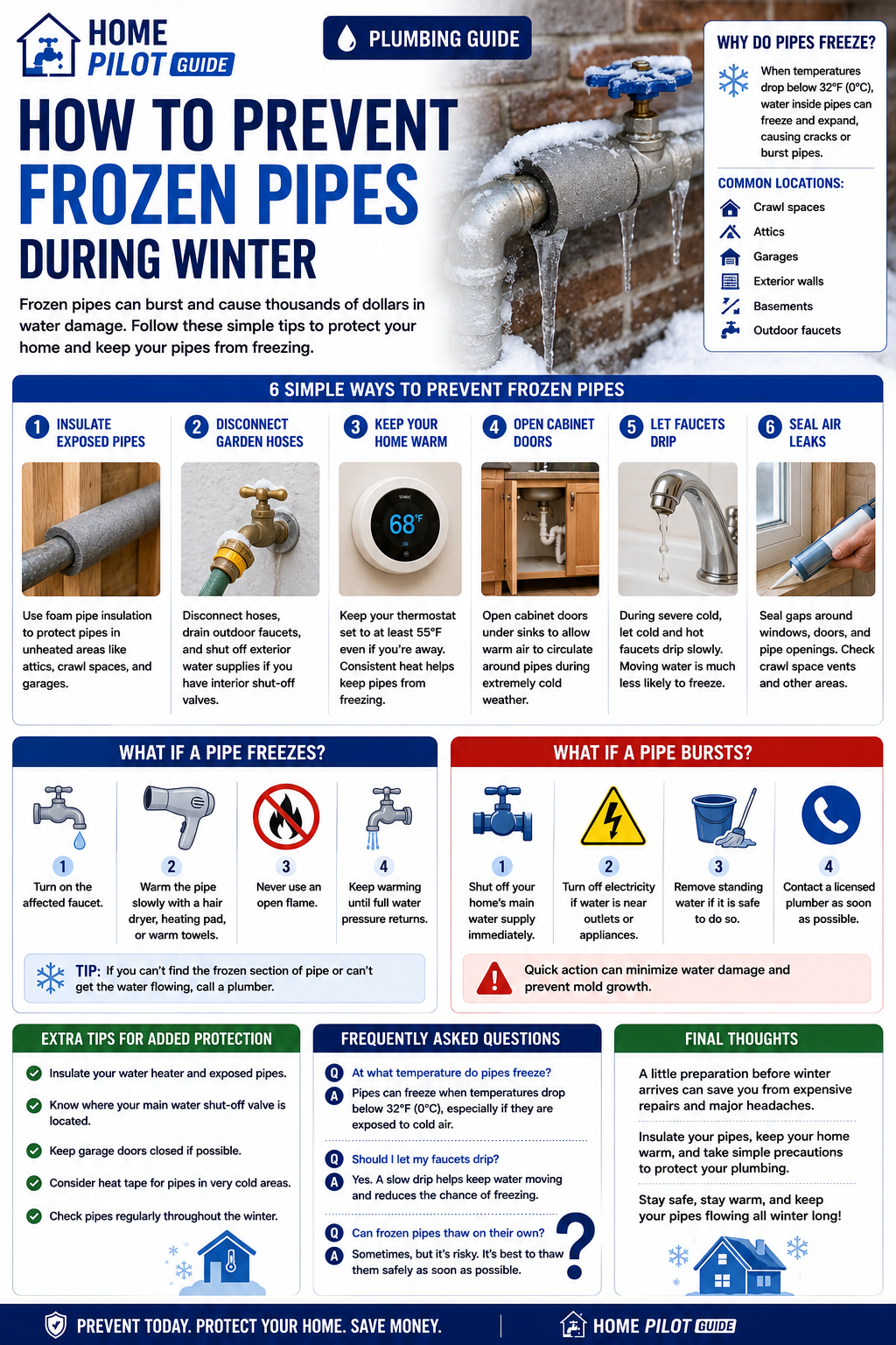 How to Prevent Frozen Pipes During Winter