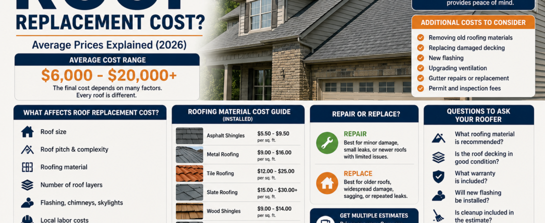 How Much Does a Roof Replacement Cost?
