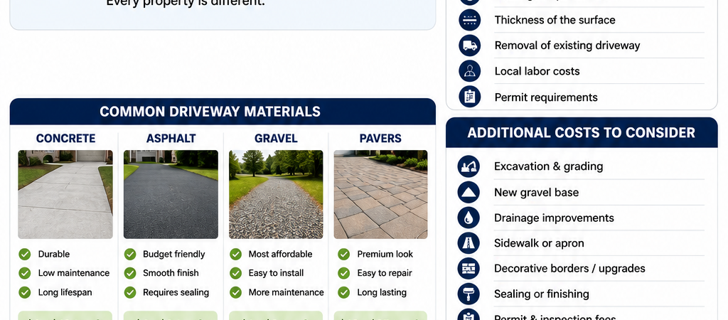 How Much Does a New Driveway Cost?