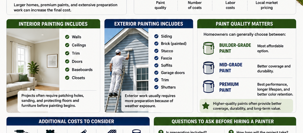How Much Does It Cost to Paint a House?