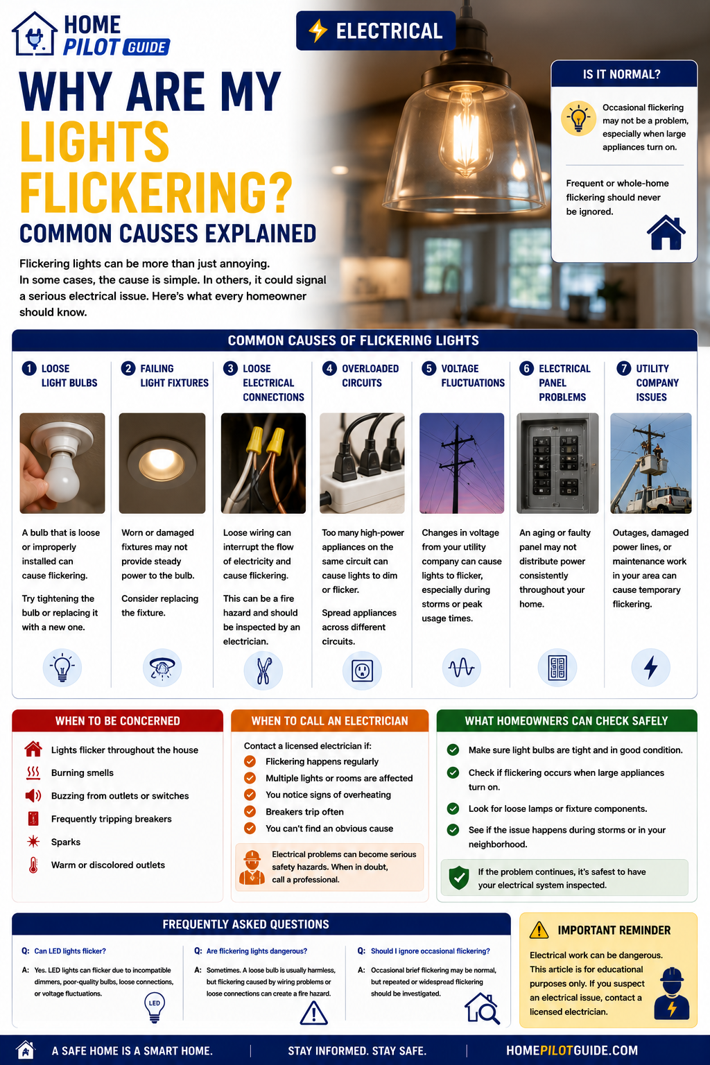 Why Are My Lights Flickering? Common Causes Explained