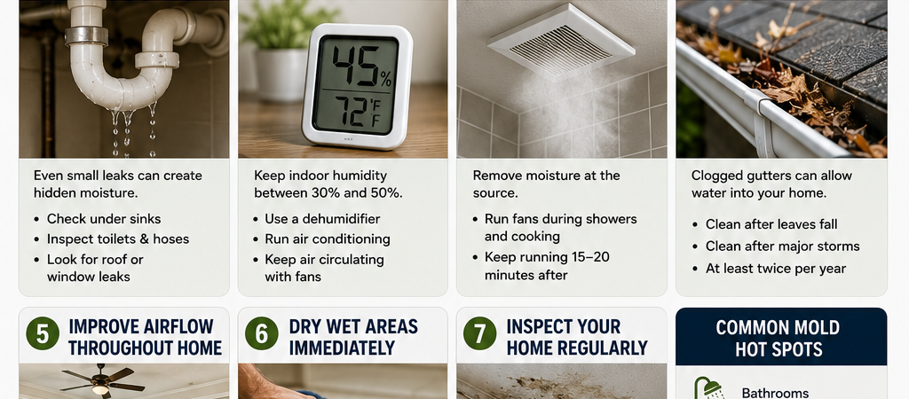 How to Prevent Mold Growth in Your Home