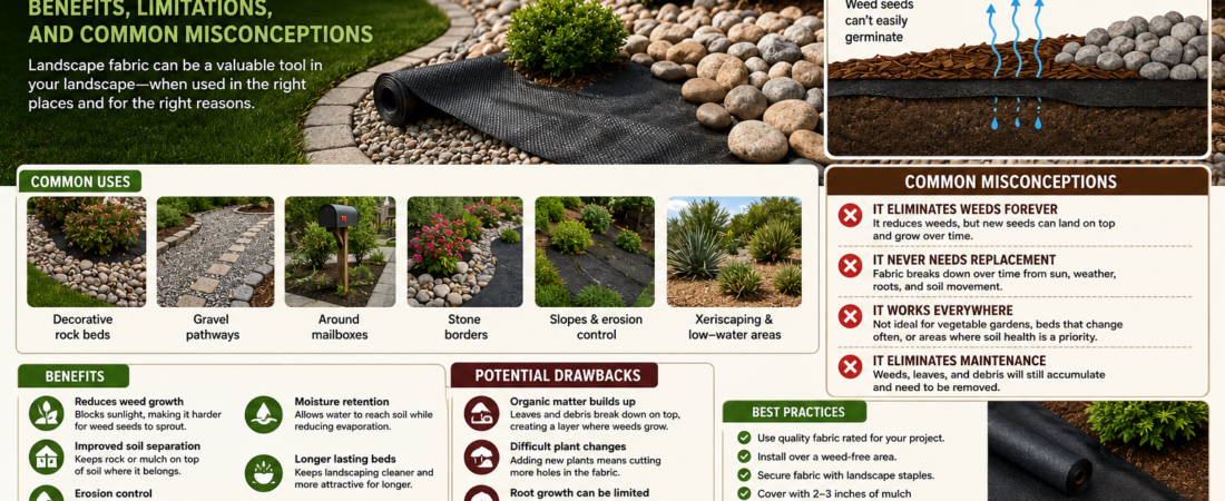 Understanding Landscape Fabric: Benefits, Limitations, and Common Misconceptions