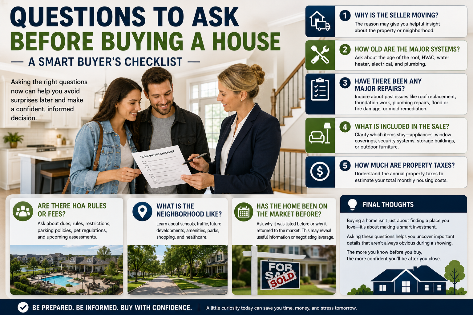 Questions to Ask Before Buying a House: A Smart Buyer’s Checklist