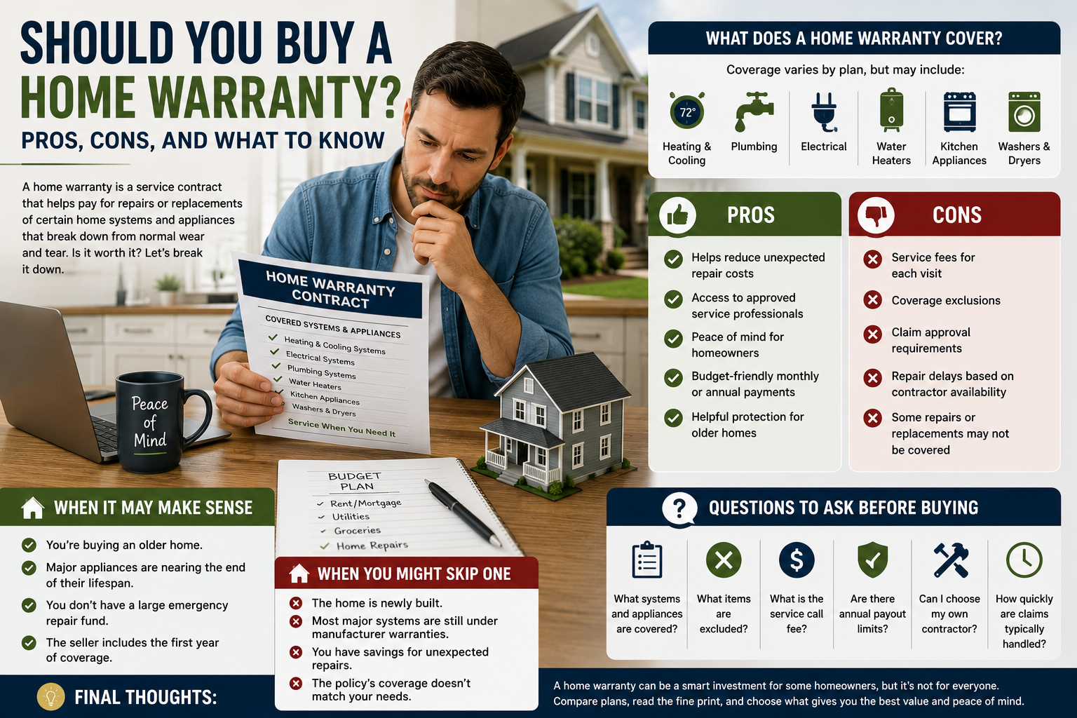 Should You Buy a Home Warranty? Pros, Cons, and What to Know