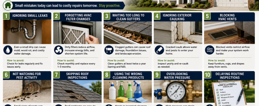 The Most Common Home Maintenance Mistakes (and How to Avoid Them)
