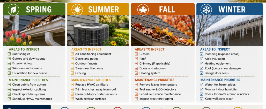 Seasonal Home Maintenance: What to Check Each Season