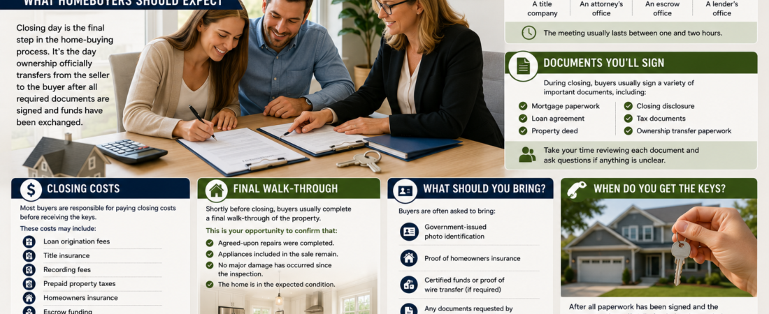 Understanding Closing Day: What Homebuyers Should Expect
