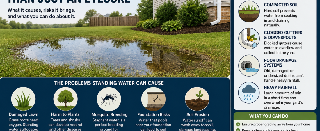 Why Standing Water in Your Yard Is More Than Just an Eyesore