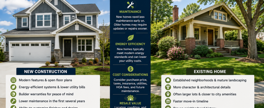 Should You Buy a New Construction Home or an Existing Home?