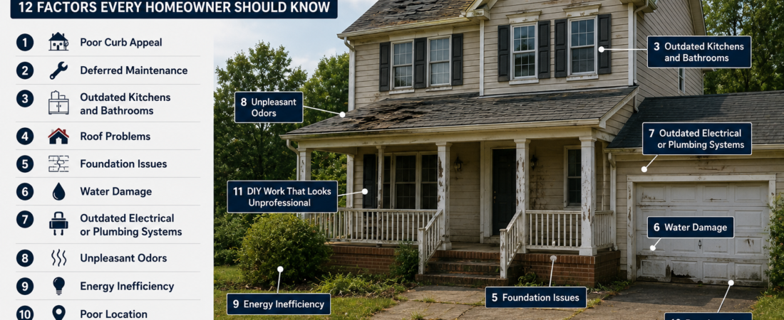 What Lowers a Home’s Value? 12 Factors Every Homeowner Should Know